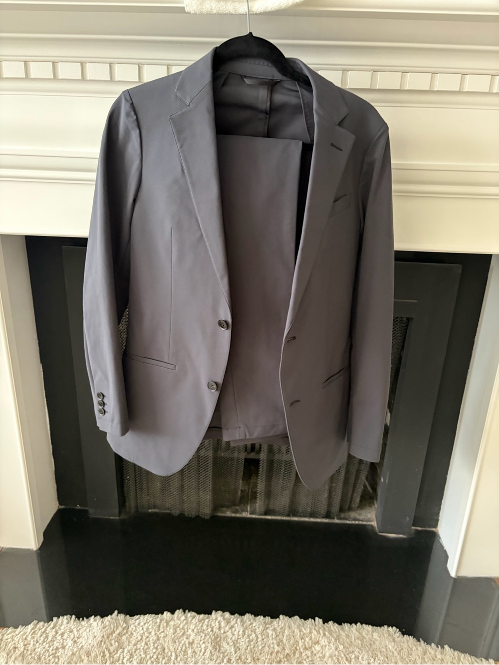 Sene Men's Soho FlexTech Customized Suit Set, Gray